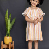 Multi Stripes Lurex Frock