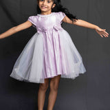 Lilac Shimmer Party Frock for Gurks