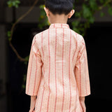 Peach Kurta for Boys