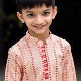 Peach Kurta for Boys