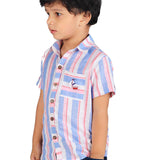 Linen Stripes Shirt for Boys