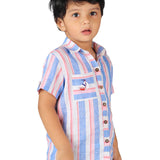 Linen Stripes Shirt for Boys