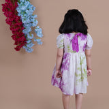 Tie and Dye  Smocking Cotton Frock