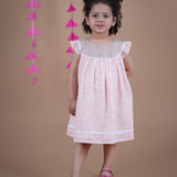 Peach Dress For Baby Girls