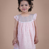 Peach Dress For Baby Girls