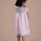 Peach Dress For Baby Girls