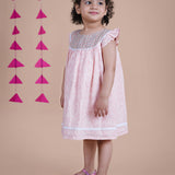 Peach Dress For Baby Girls