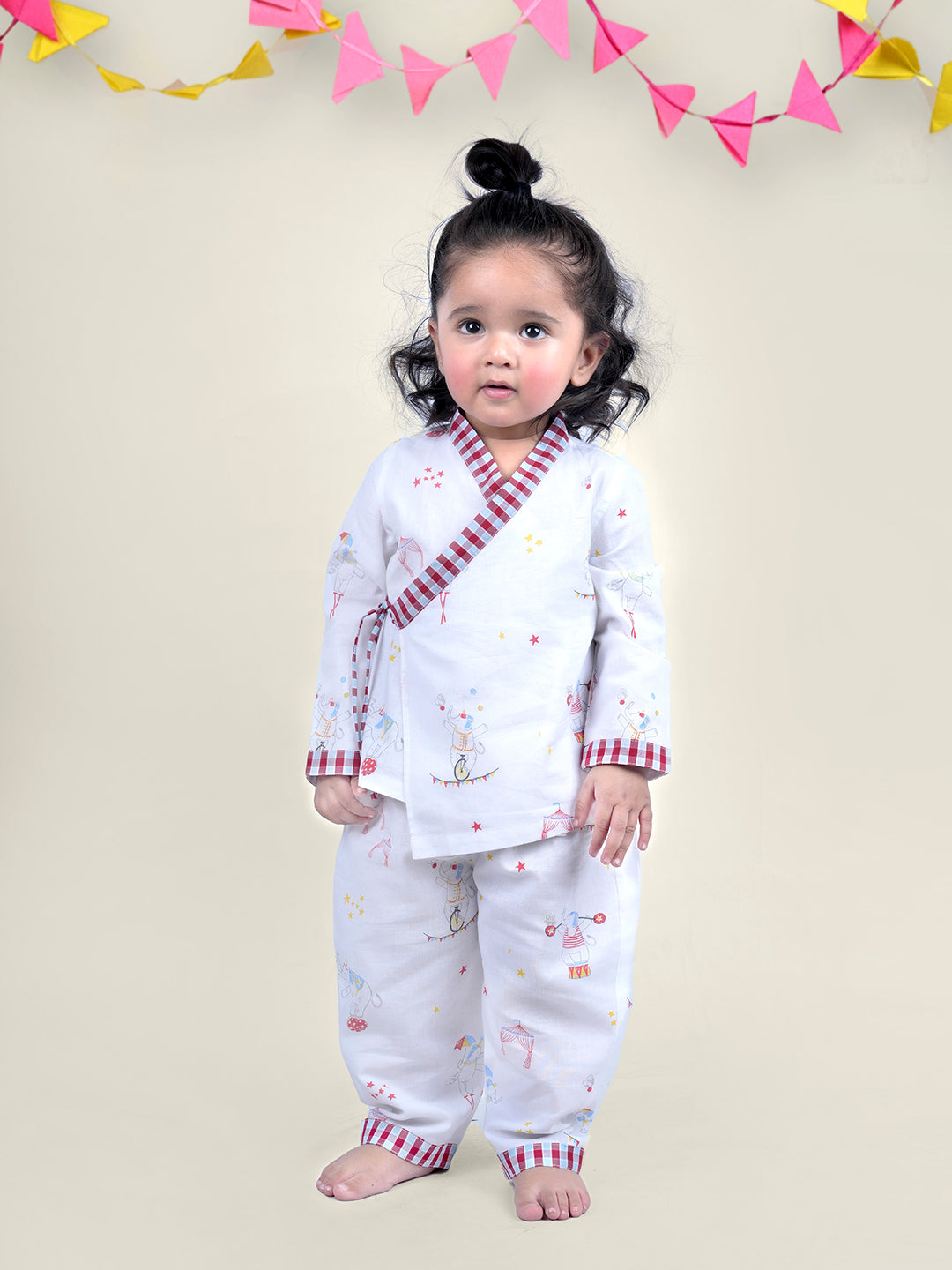 Baby Boy wearing Circus Printed Cotton Night suit