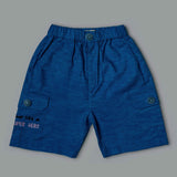 Blue Denim Shorts for Boys - littlellama.in