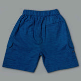 Blue Denim Shorts for Boys - littlellama.in